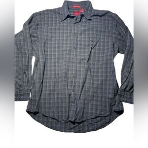 Arrow Shirt Mens Plaid Long Sleeve Button Down Cotton Shirt (1AB0026)